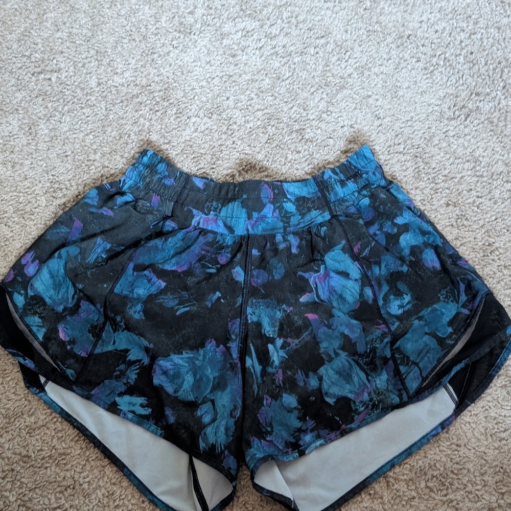 lululemon athletica Blue and Purple Athletic Shorts